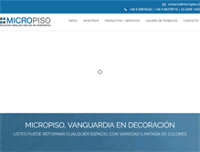 Tablet Screenshot of micropiso.cl